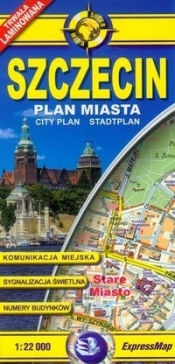 Szczecin 1:22 000 plan miasta laminowany - <br />