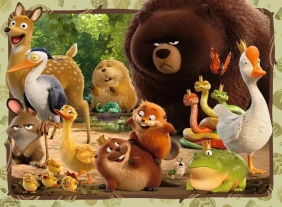Ravensburger, Puzzle XXL 100: Hopnięci (12004363)