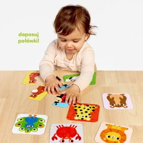 Czuczu: Układam połówki Zwierzątka dla dzieci 18 mies.+