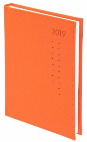 Kalendarz 2019 A4 Dzienny Cross Porto Pomarańczowy