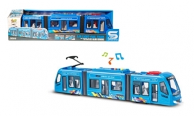 Pojazd tramwaj ze światłem i dźwiękiem