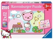 Puzzle Hello Kitty z balonami 2x12 (075638)