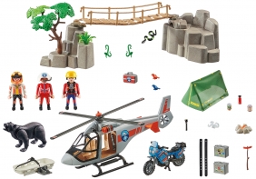 Playmobil Rescue Action: Misja śmigłowca w kanionie (70663)