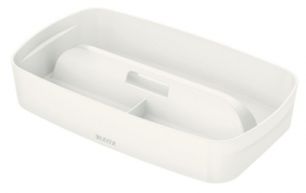 Przybornik na biurko Leitz my box organizer mały z uchwytem - biały (53230001)