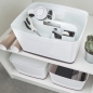 Przybornik na biurko Leitz my box organizer mały z uchwytem - biały (53230001)