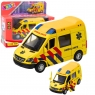 Karetka ambulans metalowy z napędem Pull Back