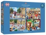 Puzzle 4x500  Szkolne dni 111819 10+