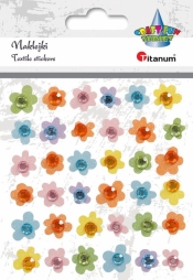 Naklejka (nalepka) Titanum Craft-fun kwiaty mix