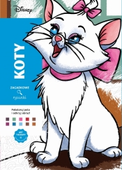 Art Therapy. Kolorowanka antystresowa. Disney Koty. Zagadkowe rysunki - Alexandre Karam