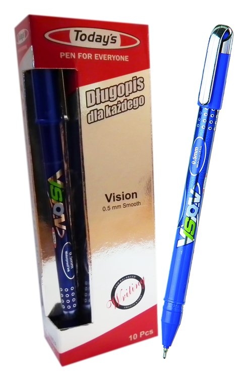 Długopis Today's VISION 10 sztuk
