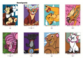 Art Therapy. Kolorowanka antystresowa. Disney Koty. Zagadkowe rysunki - Alexandre Karam