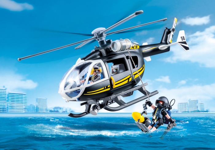 Playmobil City Action: Helikopter jednostki specjalnej (9363)