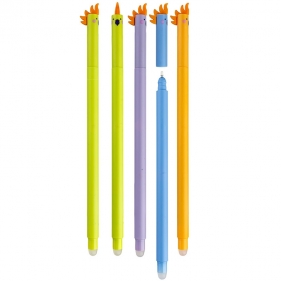 Długopis żelowy wymazywalny niebieski - Papuga, 1 szt