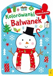 Bałwanek Kolorowanka z wykrojnikiem