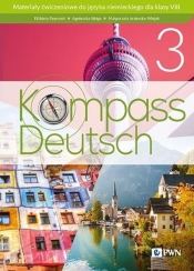 Kompass Deutsch 3 Materiały ćwiczeniowe do języka niemieckiego - Sibiga Agnieszka, Jezierska-Wiejak Małgorzata, Reymont Elżbieta