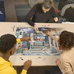 Ravensburger, Puzzle 2000: Ulica książek (16463)