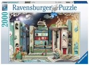 Ravensburger, Puzzle 2000: Ulica książek (16463) (Uszkodzone opakowanie)