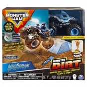 Spin Master Auto MONSTER JAM + piasek kinetyczny, Megladon