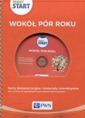 Pewny start Wokół pór roku Karty demonstracyjne i materiały interaktywne z płytą CD (OUTLET - USZKODZENIE)