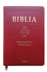 Biblia Pierwszego Kościoła karmazynowa Popowski Remigiusz