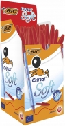 Długopis Cristal Soft czerwony (50szt)
