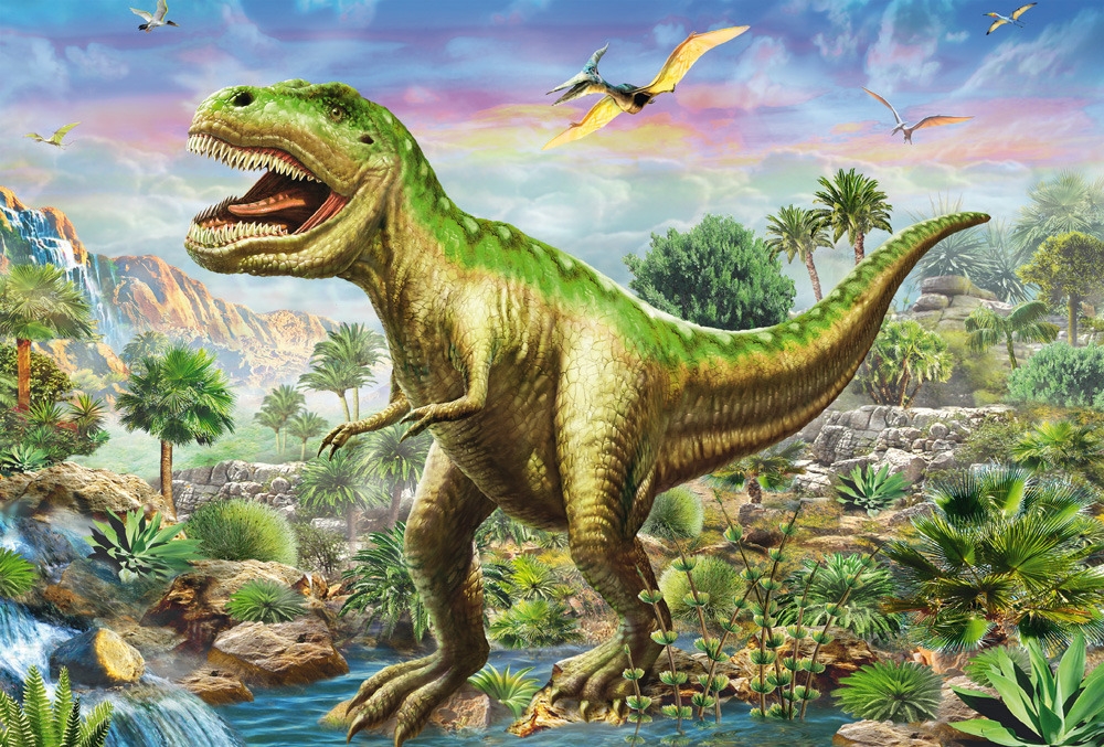 Puzzle 3x48: Dinozaury 