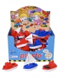 Łódka 11cm w displayu, 2 kolory niebieski/czerwony PLASTO