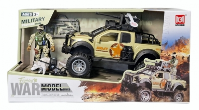 Zestaw militarny auto wojskowe
