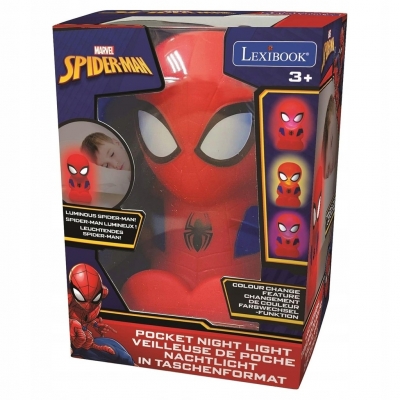 <img src='https://webimage.pl/pics/640/4/d3380743084640.jpg' style='height:440px' /> Lampka nocna 3D Spider Man Lexibook NLJ01SP