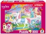  Puzzle 200 Magiczna kraina + figurka G3