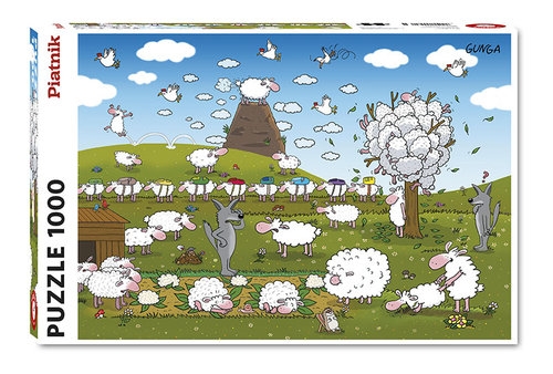 Puzzle 1000 Gunga, Owce W Raju