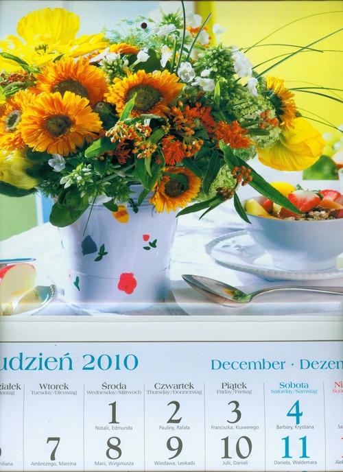 Kalendarz 2011 KT14 Bukiet trójdzielny