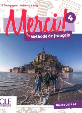 Merci 4 podręcznik + DVD - Sophie Champagne, Isabelle Rubio, Emilio Ruiz