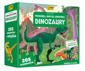 Poznawaj, baw się, odkrywaj. Dinozaury. Puzzle + książka - Trevisan Irena, Lorenzi Enrico