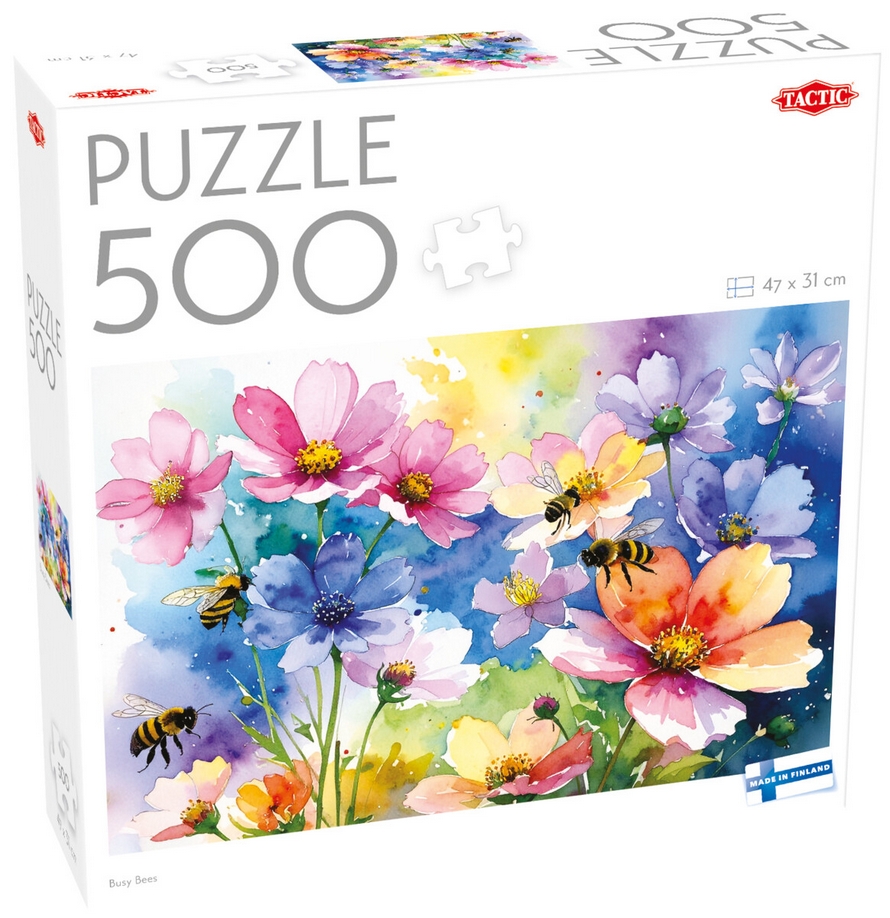 <img src='https://webimage.pl/pics/641/0/d6416739610641-4.png' style='height:440px' /> Tactic, Puzzle Lovers 500: Pracowite pszczółki