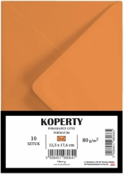 Koperty B6 - pomarańczowe, 10szt