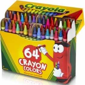 Kredki świecowe Crayola 44 szt + 20 szt gratis
