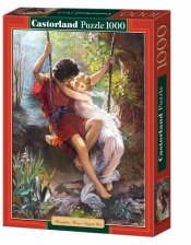 PUZZLE COPY OF "SPRIGTIME",PIERRE- AUGUSTE COT 1000 ELEMENTÓW CASTOR