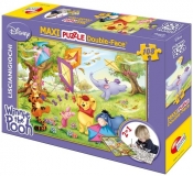 Puzzle dwustronne Maxi Kubuś Puchatek 108
