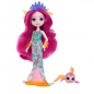 Enchantimals: Lalka Królewska Maura Mermaid i Zwierzątko Glide (FNH22/GYJ02)