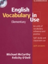 English Vocabulary in Use Elementary + CD 60 units of vocabulary reference McCarthy Michael, O'Dell Felicity