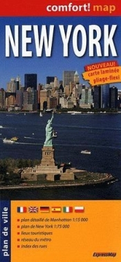 New York plain de ville 1:75 000