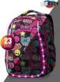 Coolpack - Strike S - Plecak szkolny - Led Emotions (A18205)
