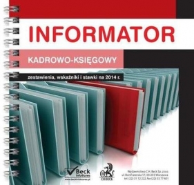 Informator kadrowo-księgowy 2014 - <br />