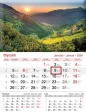 Kalendarz 2026 ścienny jednodzielny Góry
