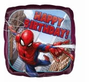 Balon foliowy Spiderman Happy Birthday 46cm