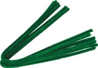 Drucik oplatany 50cm ciemnozielony 10szt