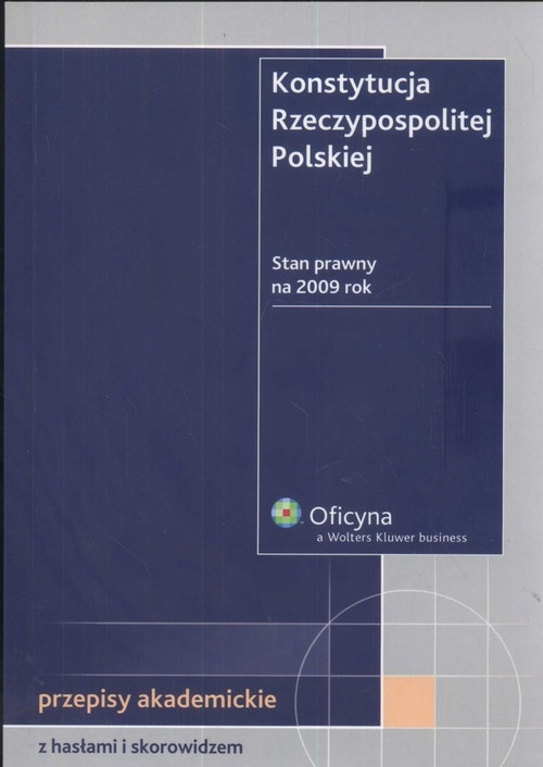 Konstytucja Rzeczpospolitej Polskiej  Przepisy akademickie