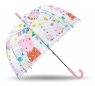 Parasolka Peppa Pig przezroczysta, 48 cm