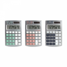 Kalkulator Kieszonkowy Silver Mix Kolorów
